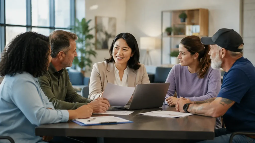 Career support for adults facing employment barriers