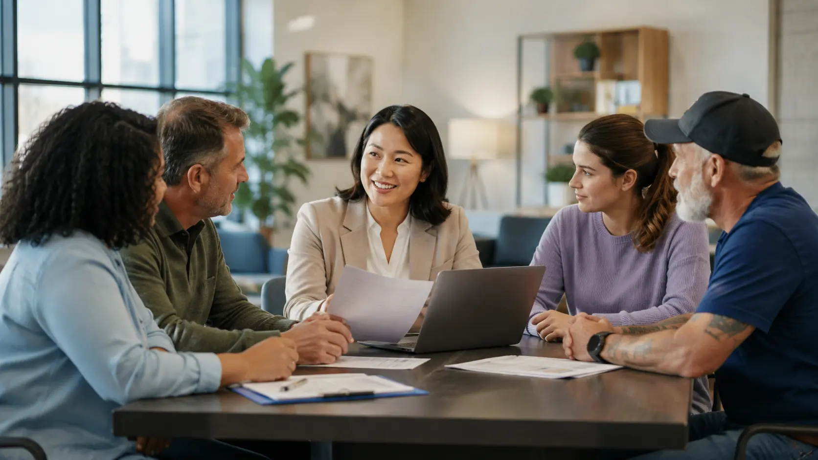 Career support for adults facing employment barriers